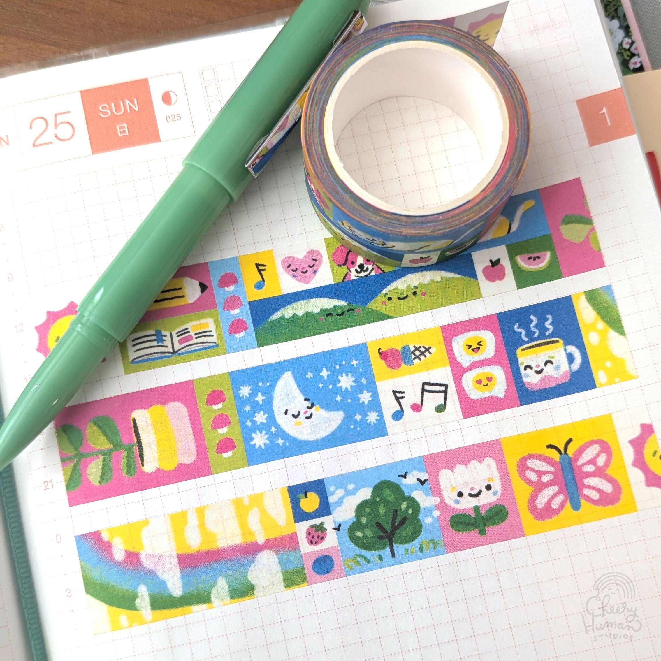 Cheery Human Studios - Wholesale Washi Tape - Enjoying the Little Things - 20mm Washi Tape2