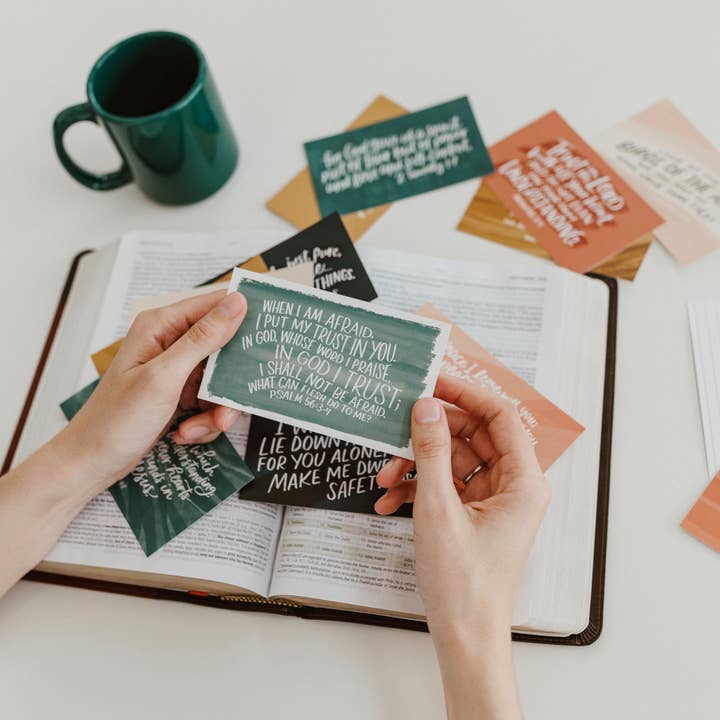 Lauren Ibach - Wholesale Stationery/Notecard Set - Scripture Memory Cards for Overcoming Anxiety1