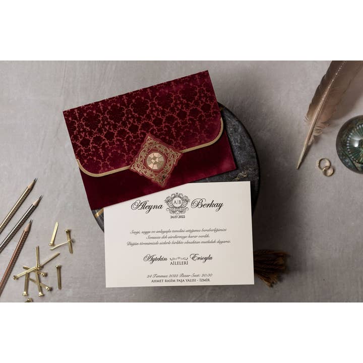 Eleganta inbjudningar för bröllop, quinceañeras och födelsedagar för wholesale av Faire Part Cards