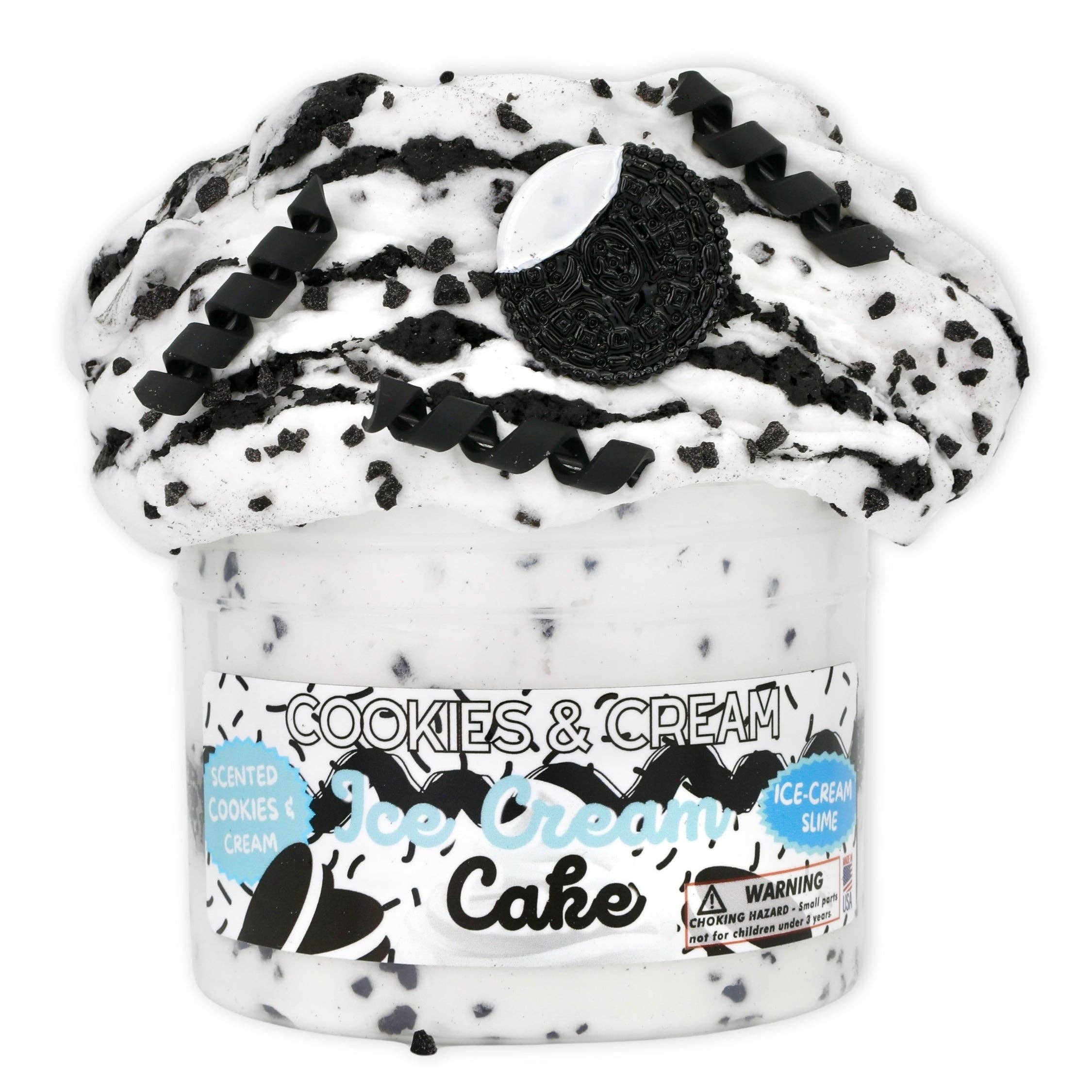 Dope Slimes - Wholesale Putty/slime – Child - Cookies & Cream Ice-Cream Cake - Hybrid Textured Slime1