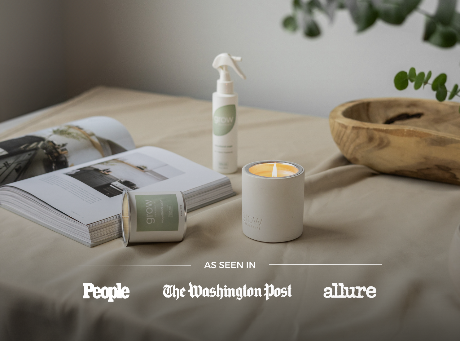 Grow Fragrance - Wholesale Room & Linen Spray - Woodland Sage Air + Fabric Spray3