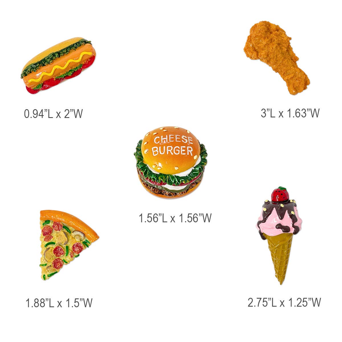 Wrapables.com - Wholesale Magnet - Wrapables 3D Resin Fridge Magnets, Food Simulation37