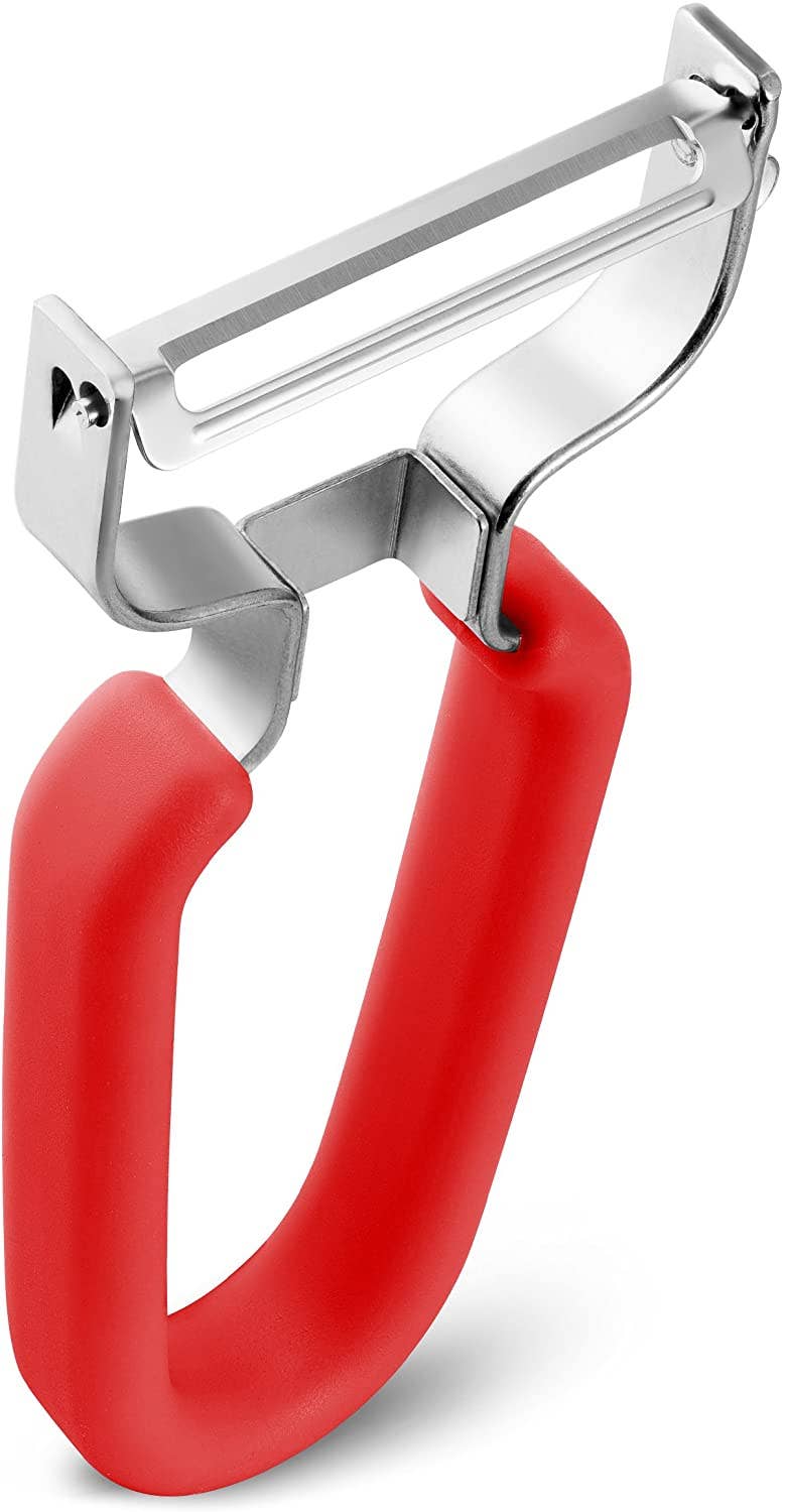 Alpine - Wholesale Peeler - Swissler Silicone Soft Grip Ultra Sharp Stainless Steel Peeler (Red)0