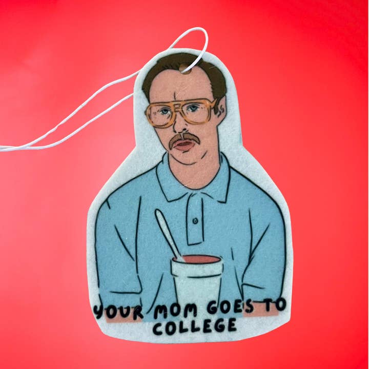 Kip your mom goes to collage, Pop Culture air refresher for wholesale by Gaec Studio