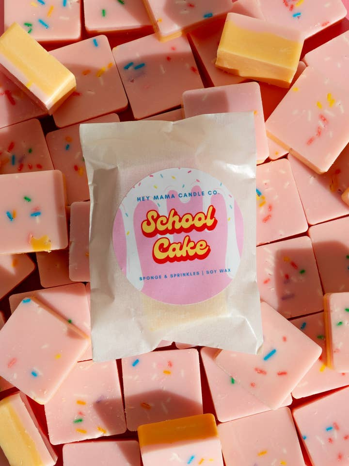 School Cake Wax Melts for wholesale by Hey Mama Candle Co.
