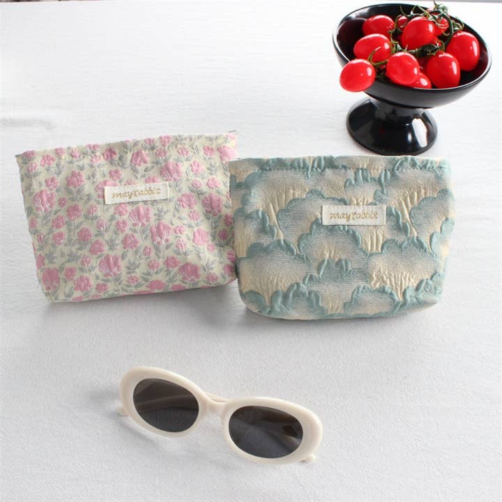 Funkyrel® Atzbranding Limited - Wholesale Make-up/cosmetic bag - Cosbai – Small Floral Travel Makeup Pouch8