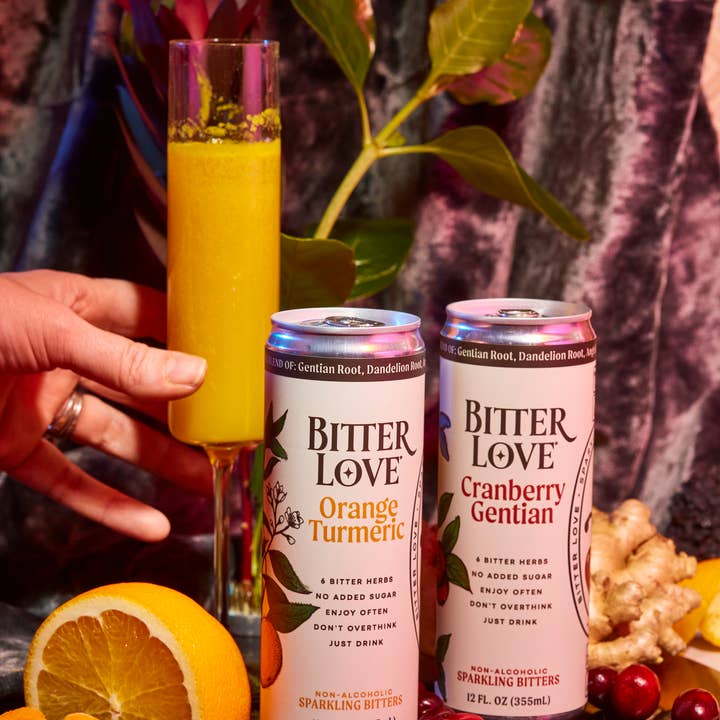Bitter Love - Wholesale Non-Alcoholic Aperitif/Mocktail - Bitter Love Cranberry Gentian (Case of 12)1