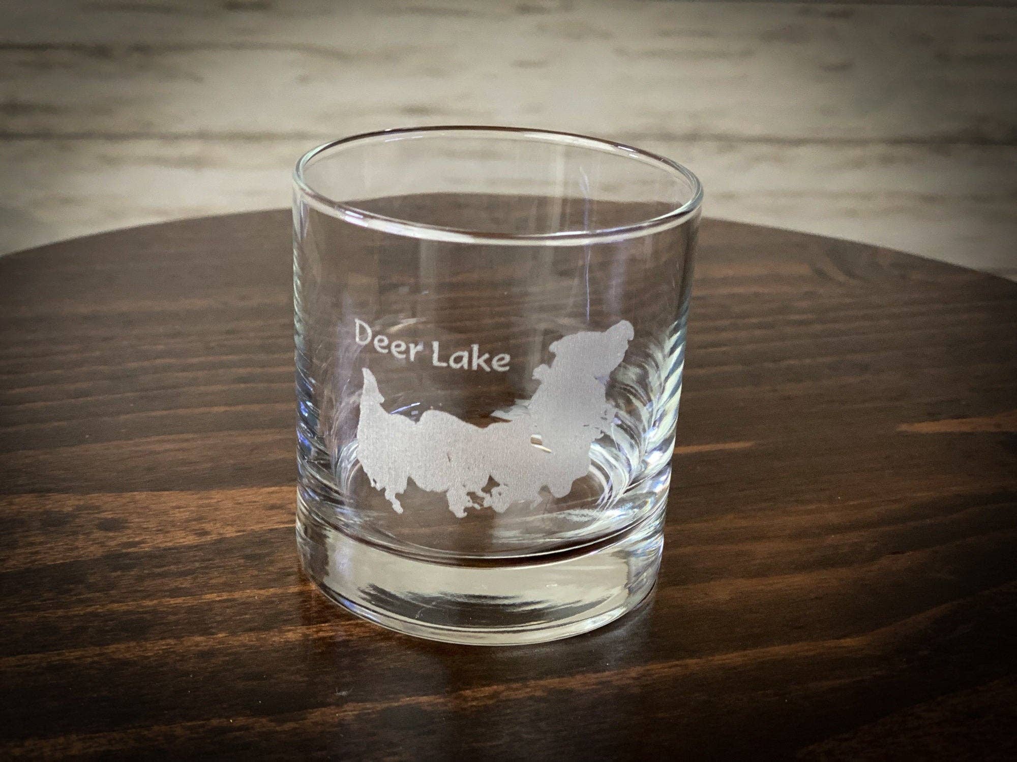Adirondack Etching LLC - Wholesale Cocktail/Liquor Glass - Make My Lake 10.5 oz Rocks Glass2