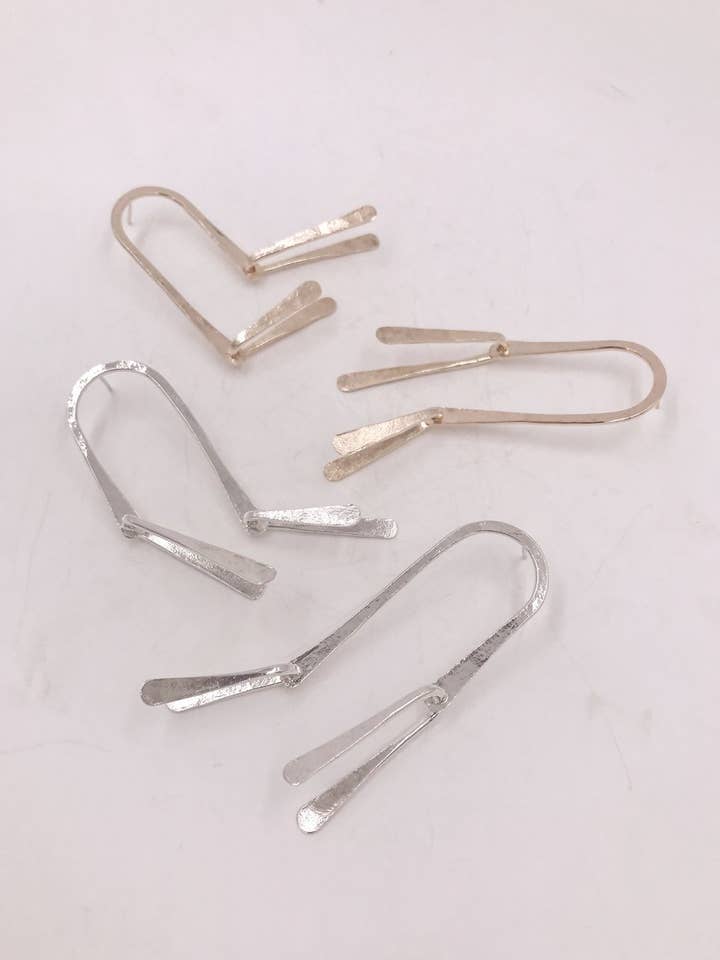 Finger Tips Earrings for wholesale by McKinley Mizar Fine Art & Jewelry