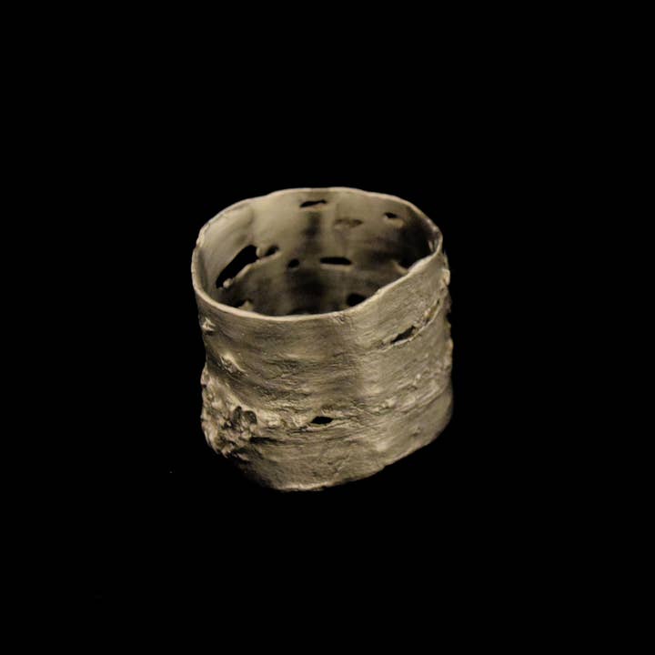 Michael Michaud Table Art - Wholesale Napkin Ring - Birch Bark Napkin Rings - Set of 4