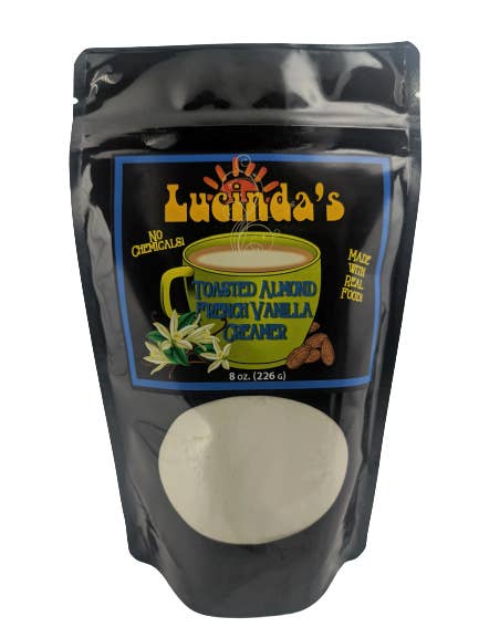 Lucinda's Toasted Almond French Vanilla for wholesale by Great Life By Lucinda