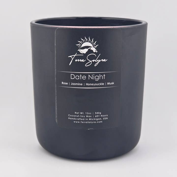 Date Night Candle for wholesale by Terra Solyra LLC