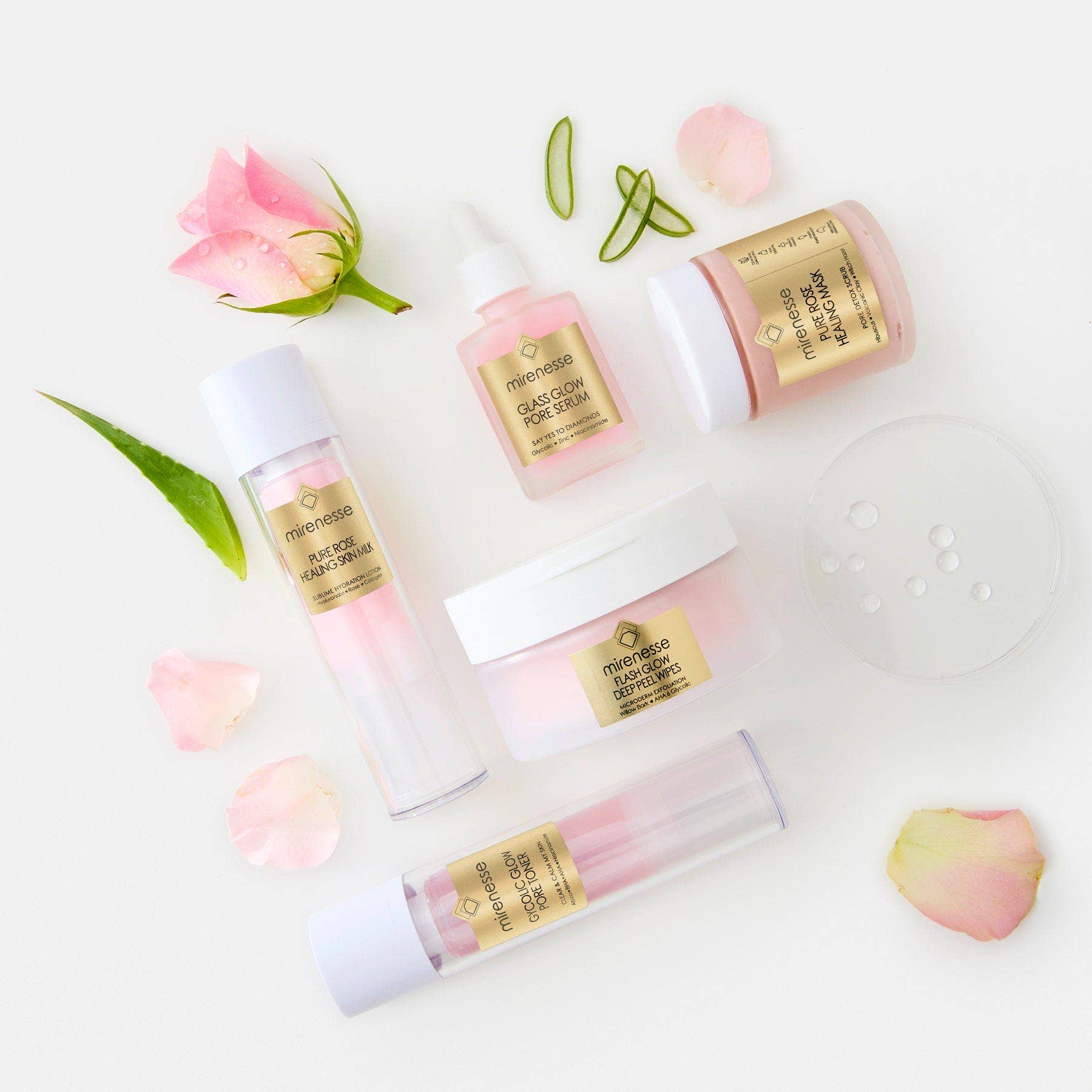 Mirenesse - Wholesale Facial-care set/kit - Skin Routine - Target Dull Acne Skin - Glass Glow0