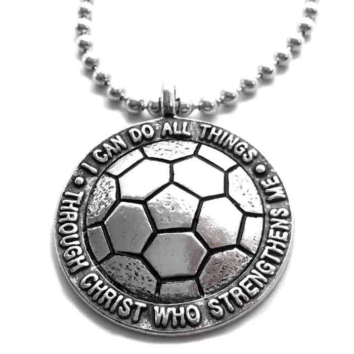 Forgiven Jewelry - Wholesale Pendant/charm necklace - Soccer Necklace0