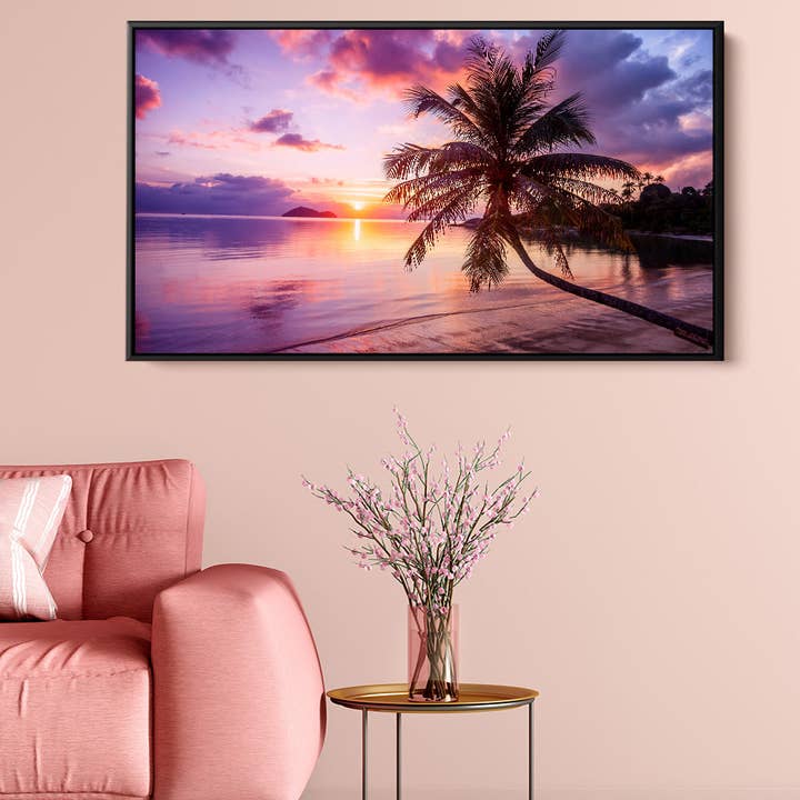 Paarse zonsondergang voor wholesale door Meeko Print