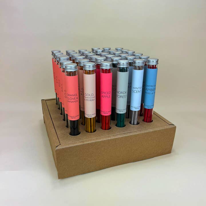 Cosy Winter - Incense Tube Starter Set for wholesale by Heaven Scent Incense Ltd
