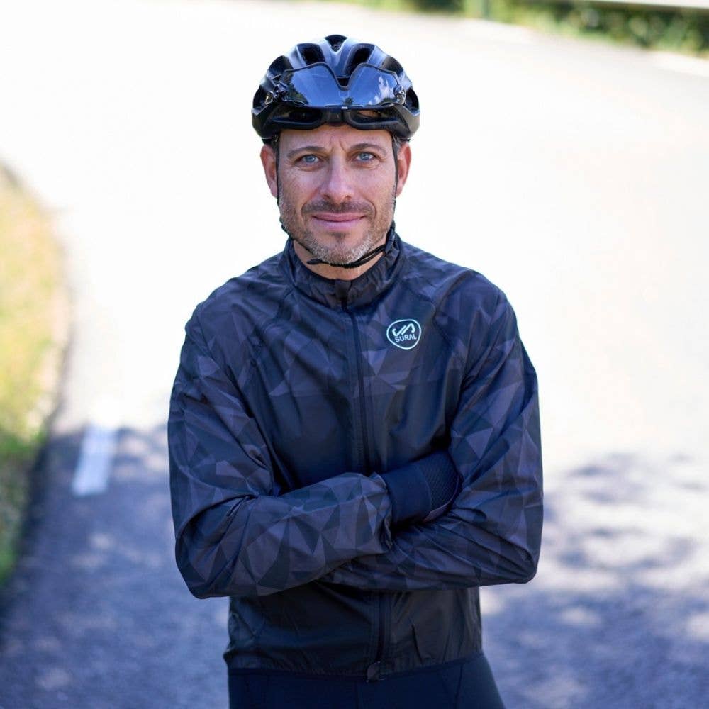 BLACK TRIANGLES VELOTON waterproof and breathable jacket for wholesale on Faire2