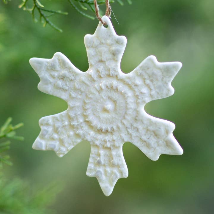 Snowflake Ornament for wholesale by Sojourn Studio