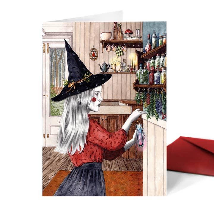 Carte d'apothicaire (diptyque) pour la vente par Carillustration