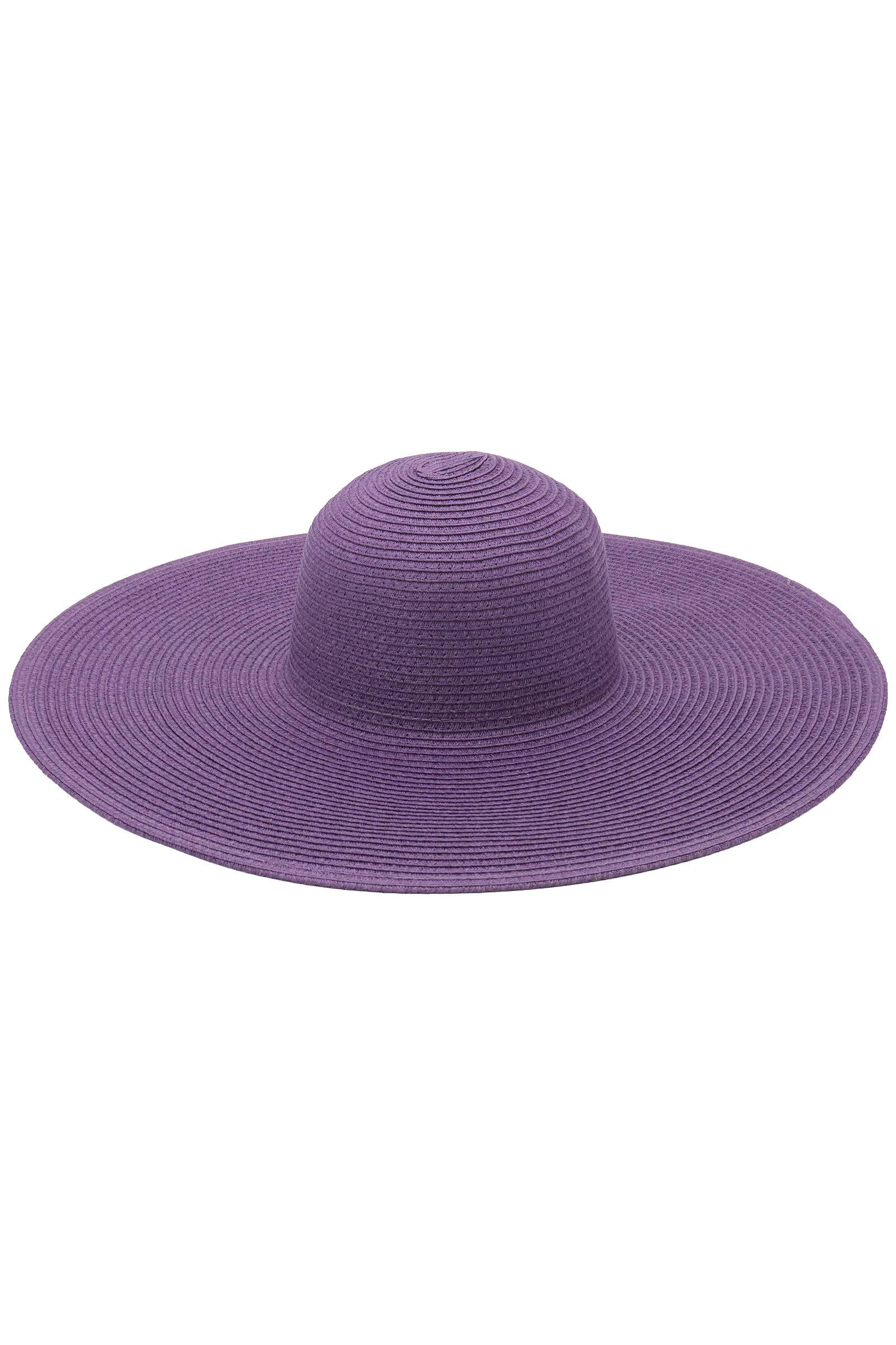 Cap Zone - Wholesale Straw Hat - Women's - Matte Solid Heavy-weight Floppy Straw Sun Hat19