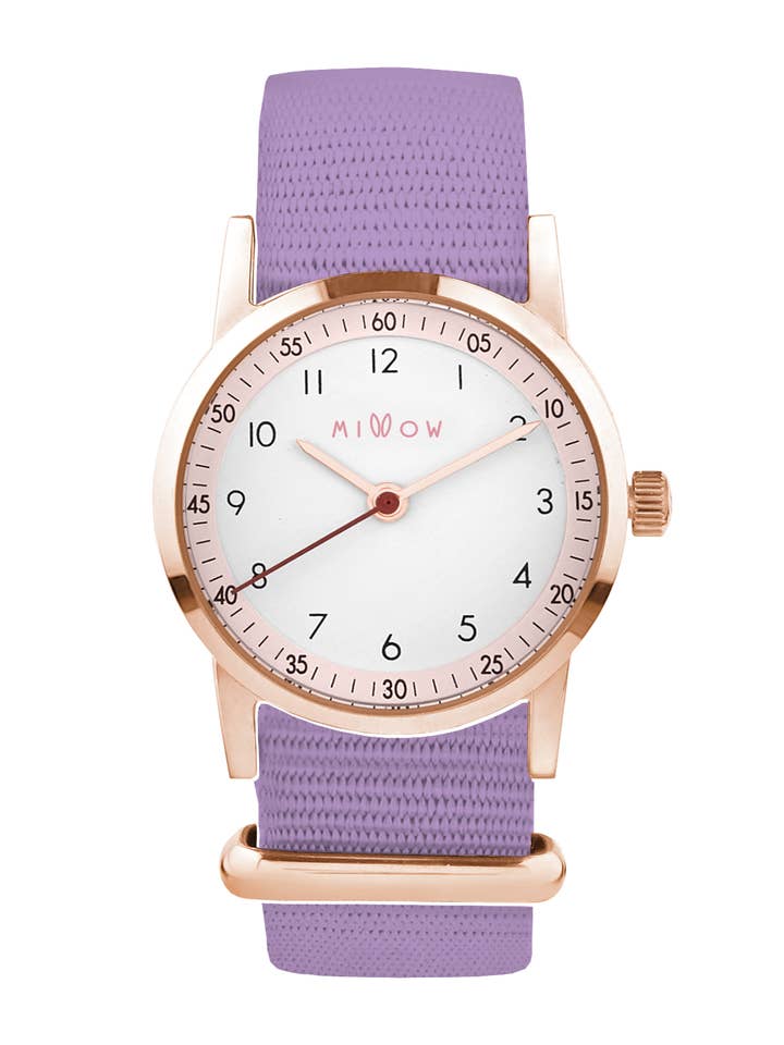 Millow Blossom Children's Watch - Lilac bracelet for wholesale by Millow Paris