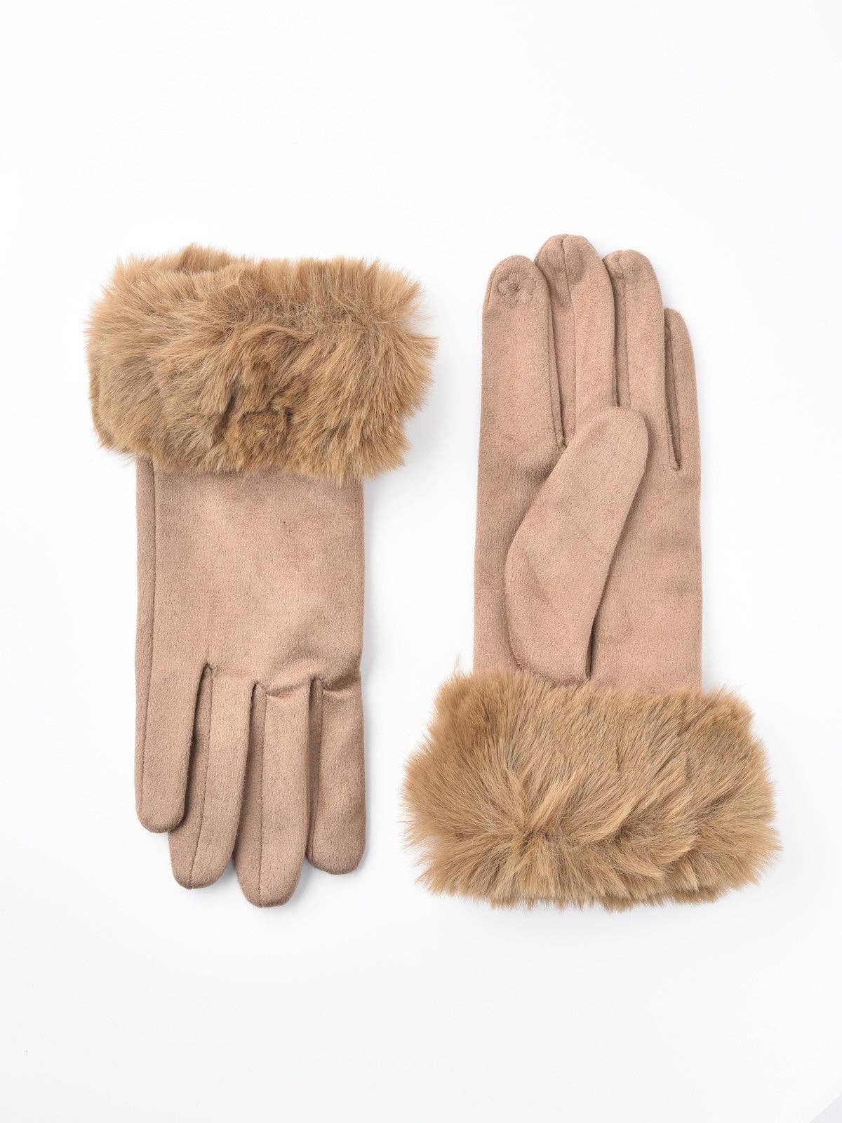 Funkyrel® Atzbranding Limited – wholesale Gloves – Women's – Gloving - Women's Faux Fur-Cuff Winter Gloves6