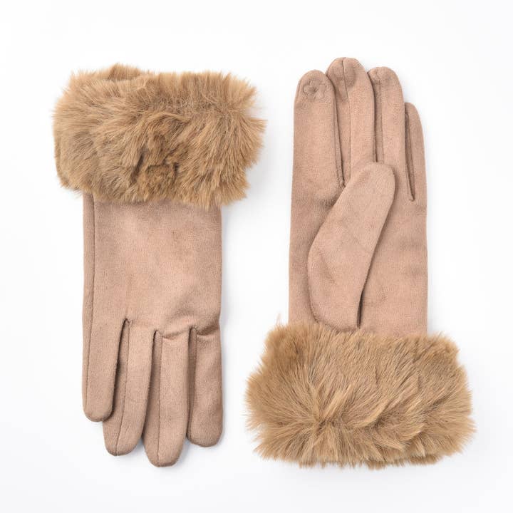 Funkyrel® Atzbranding Limited – wholesale Gloves – Women's – Gloving - Women's Faux Fur-Cuff Winter Gloves6