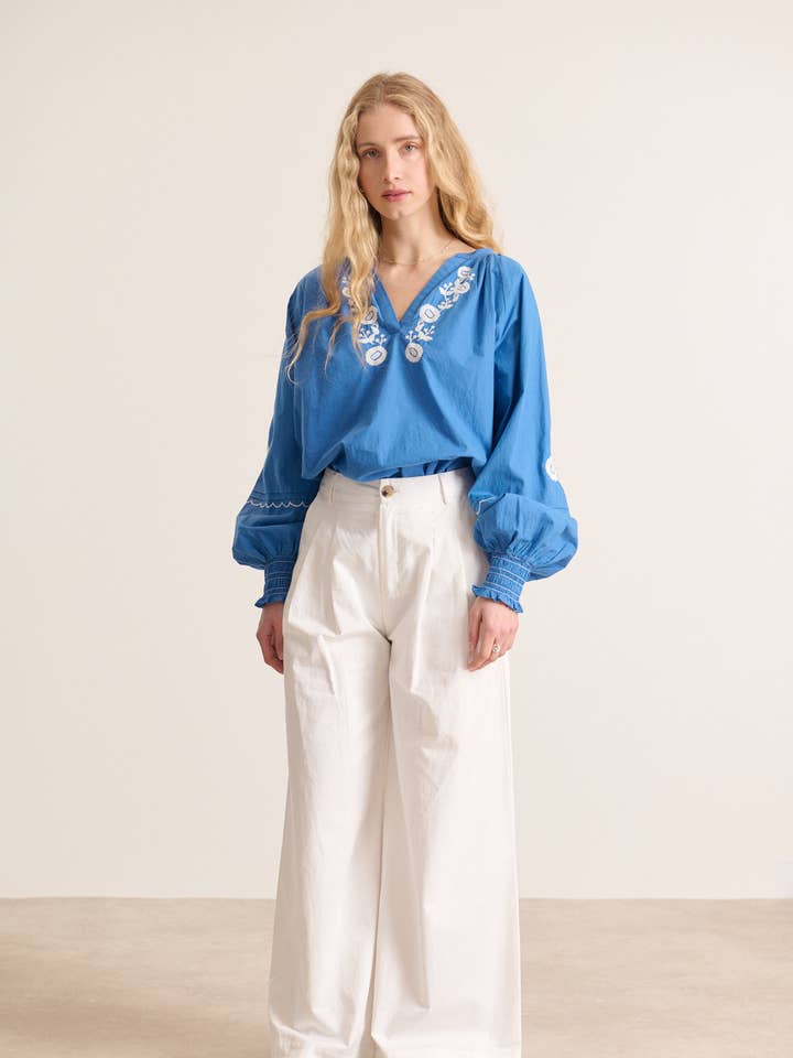 Calças largas - VOLTAIRE por atacado de Garance Paris