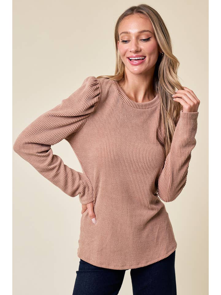lovely melody - Wholesale Knit Top - Women's - LMT4604-Cece Solid Long Sleeve Top21