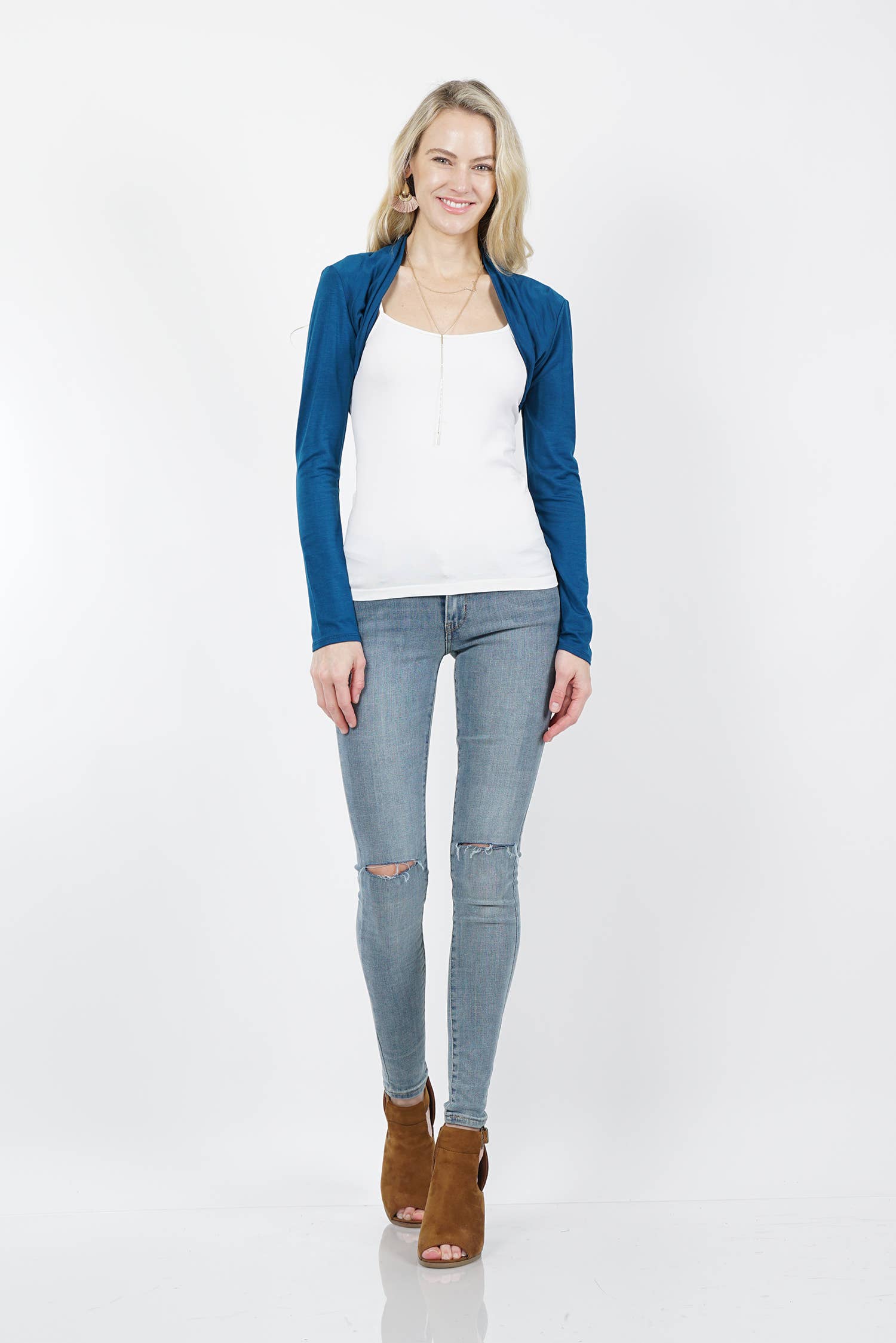 42POPS - Vendita all'ingrosso Cardigan - Donna - "...Estensione manica Bolero Cardigan2