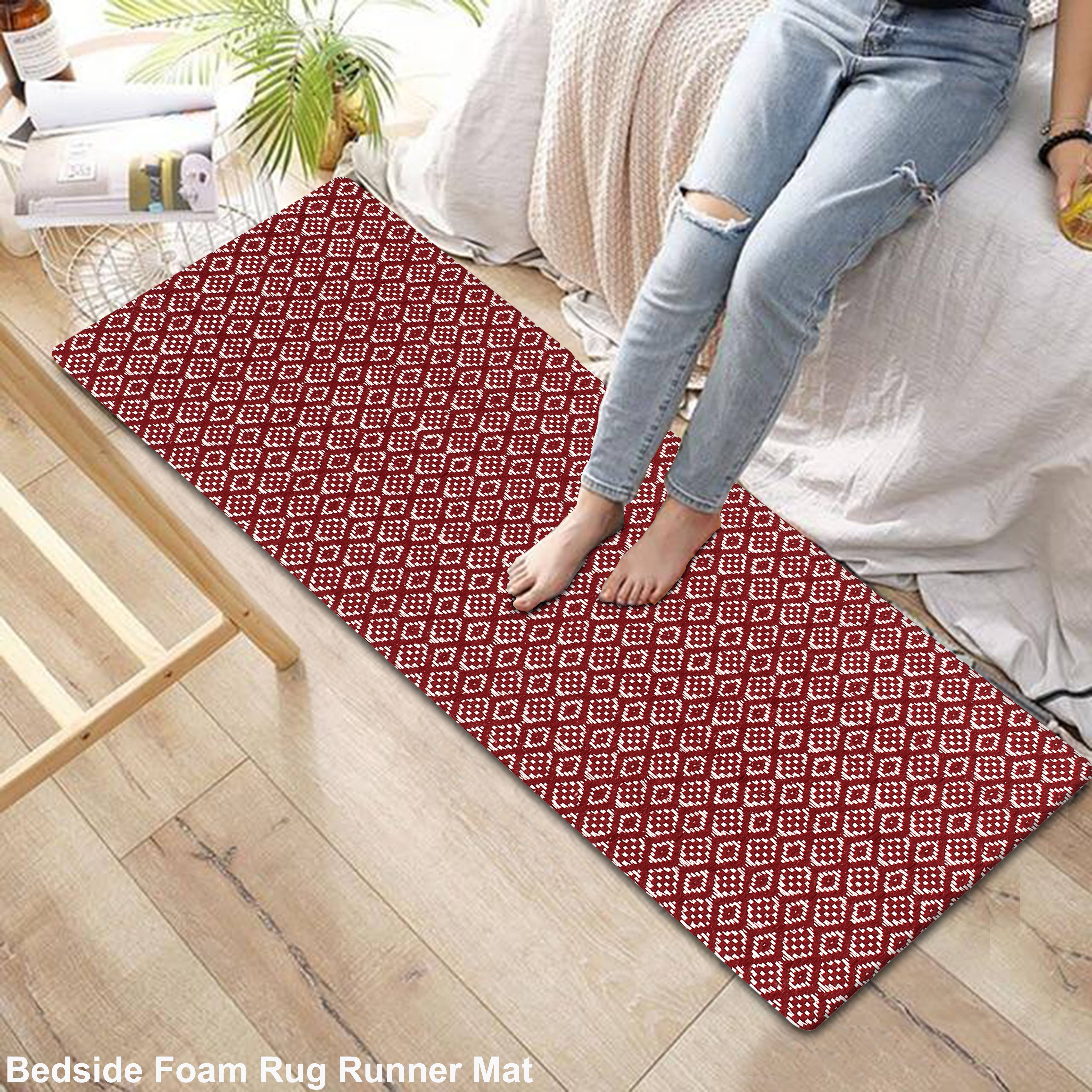COZY HOMES COLLECTION - Wholesale Floor Mat - Anti-Fatigue Runner Mat Kitchen/Bathroom  Handwoven  18x48''6