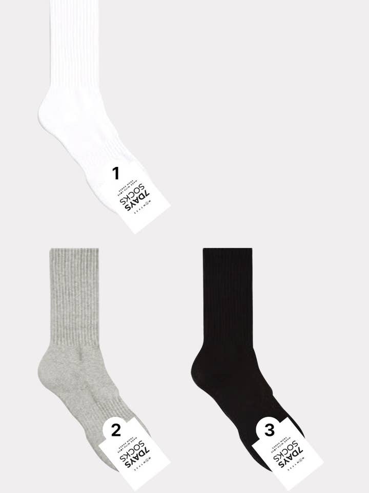 Chaussettes Basiques Quotidiennes pour Hommes pour la vente par 7DAYSSOCKS
