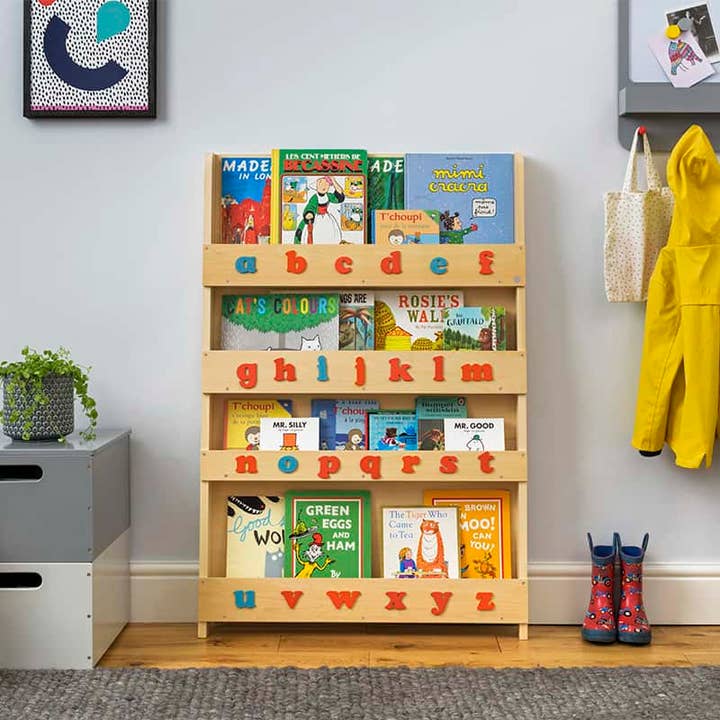 Tidy Books Montessori Alphabet Kids Bookshelf - Book Display for wholesale by Tidy Books