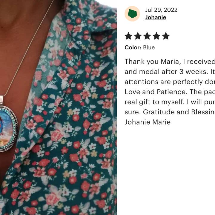 MariaSantissimaShop - Vendita all'ingrosso Collana con ciondolo/pendaglio - Lo spirito dello zingaro - Santa Sarah Kali in stile vittoriano 3