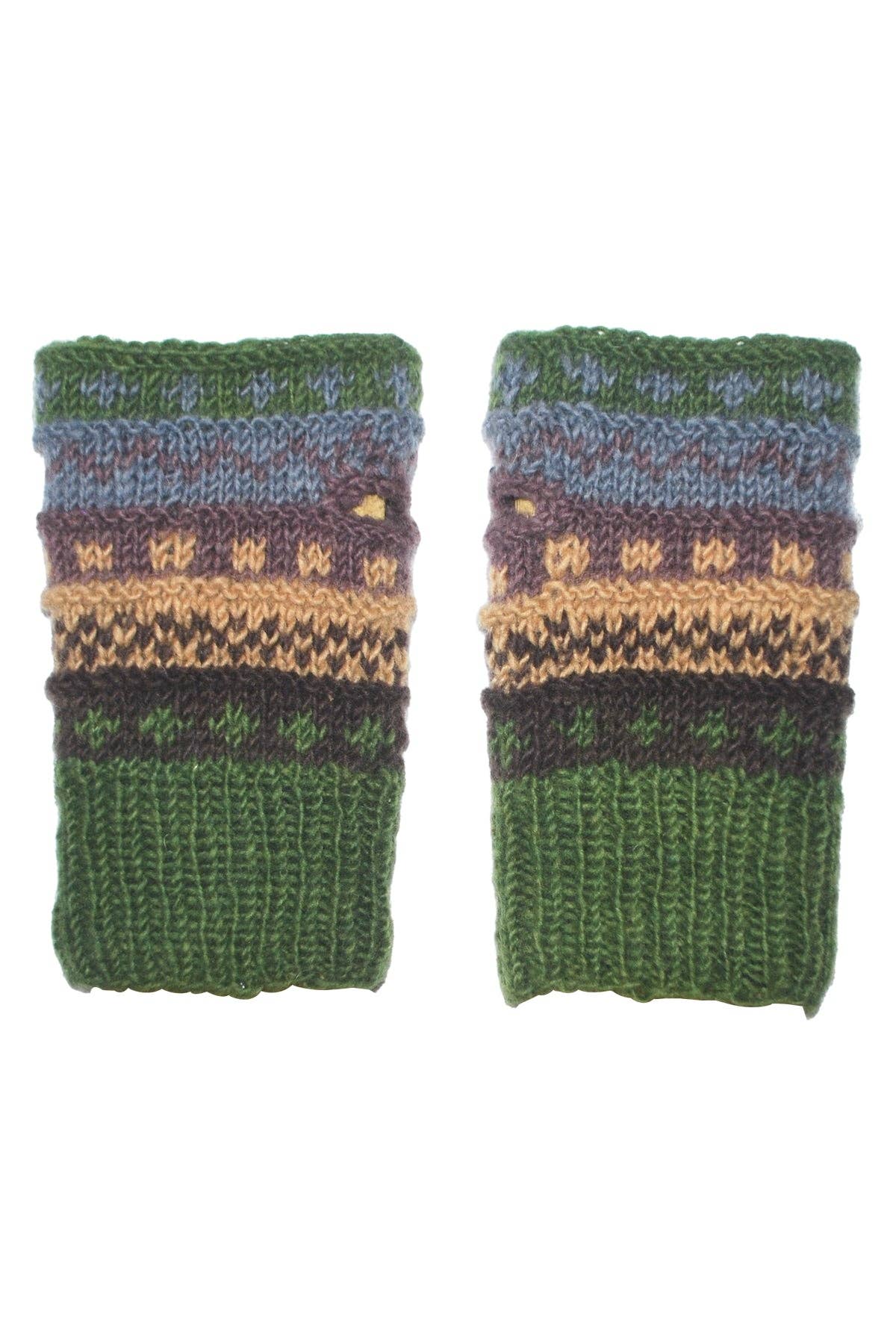 Lakhays Collection Inc. - Wholesale Hand Warmer - Winter Hand-Knit Wool Unisex Handwarmer Fingerless Gloves13