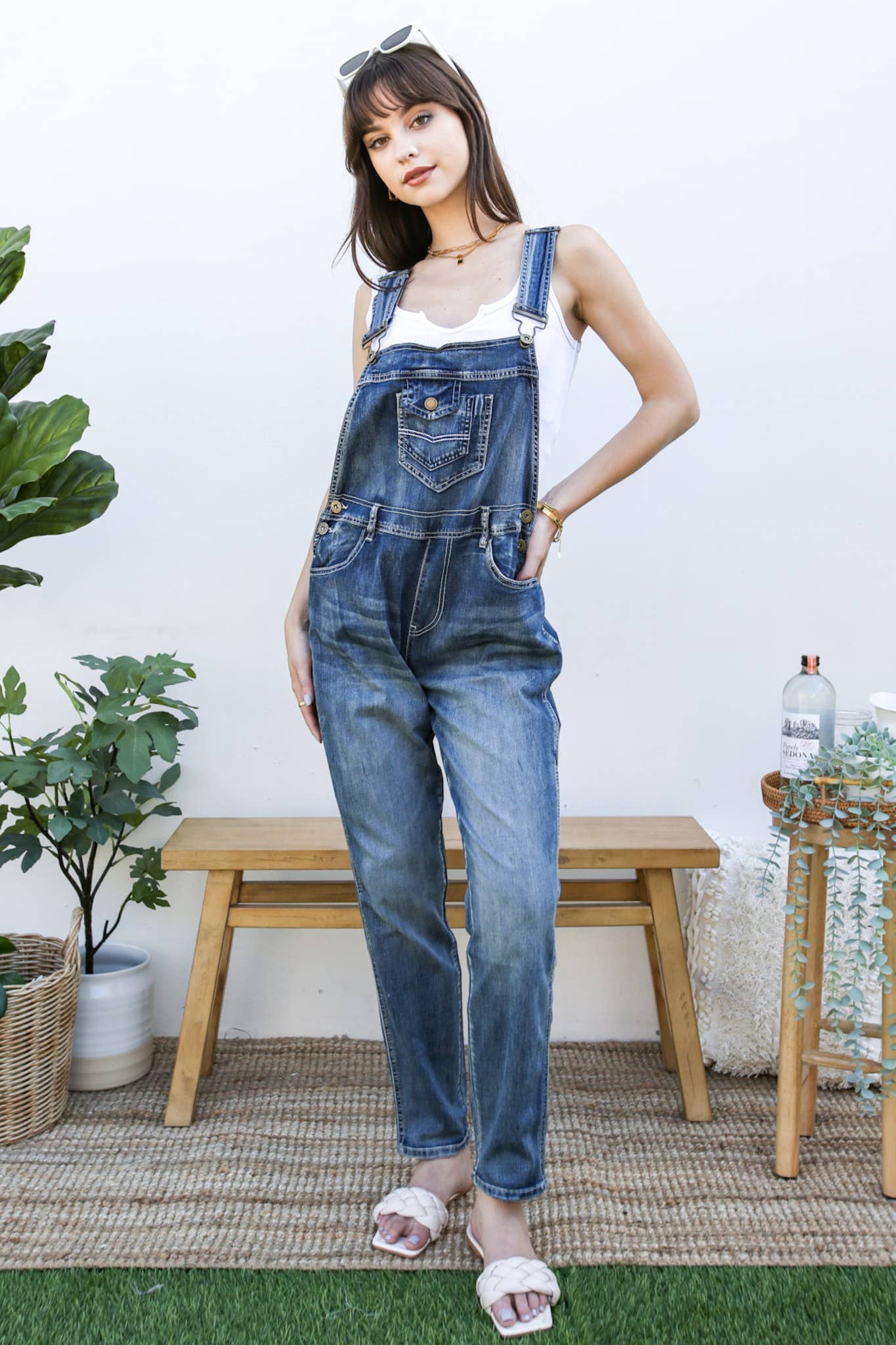 Anna Kaci Wholesale - Wholesale Overalls - Women's - Vintage Straight-Leg Overalls78