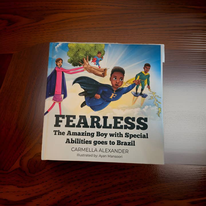 Fearless The Amazing Boy with Special Abilities goes to Brazil book for wholesale by C.A Publishing LLC