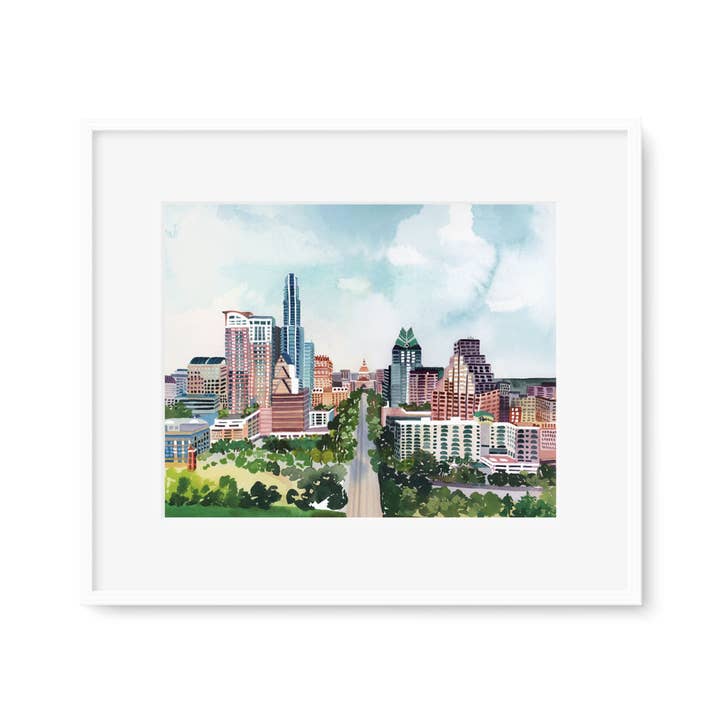 Austin Art Print for engroshandel hos Yao Cheng Design