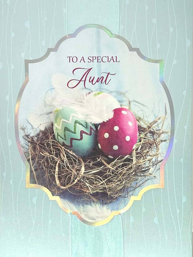Rosedale Gold Easter Greeting Cards - Aunt (3pk) 50497 for wholesale by A-Line Greetings