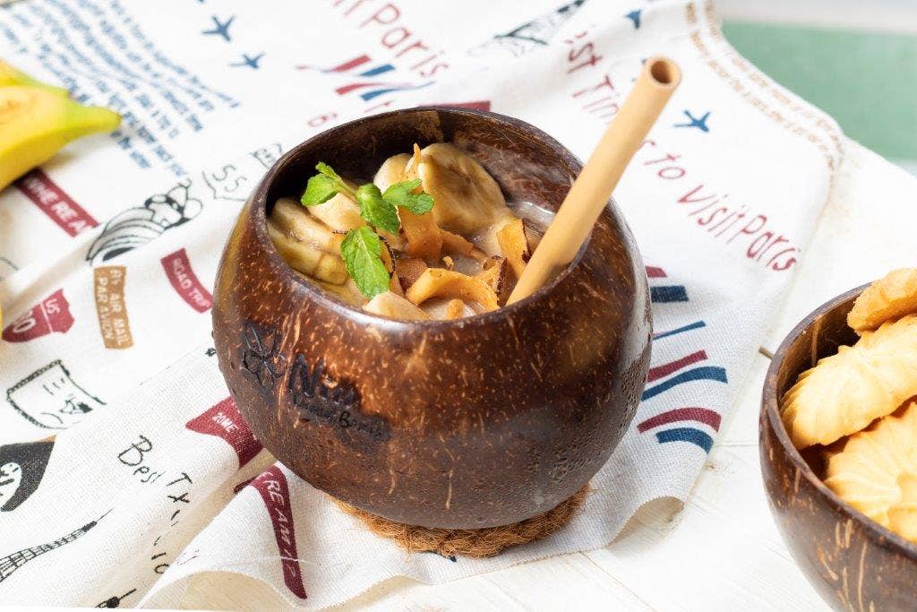 Niu Coconut by Pacific Spirit - Wholesale Drinking Glass/Cup - Coconut cup1