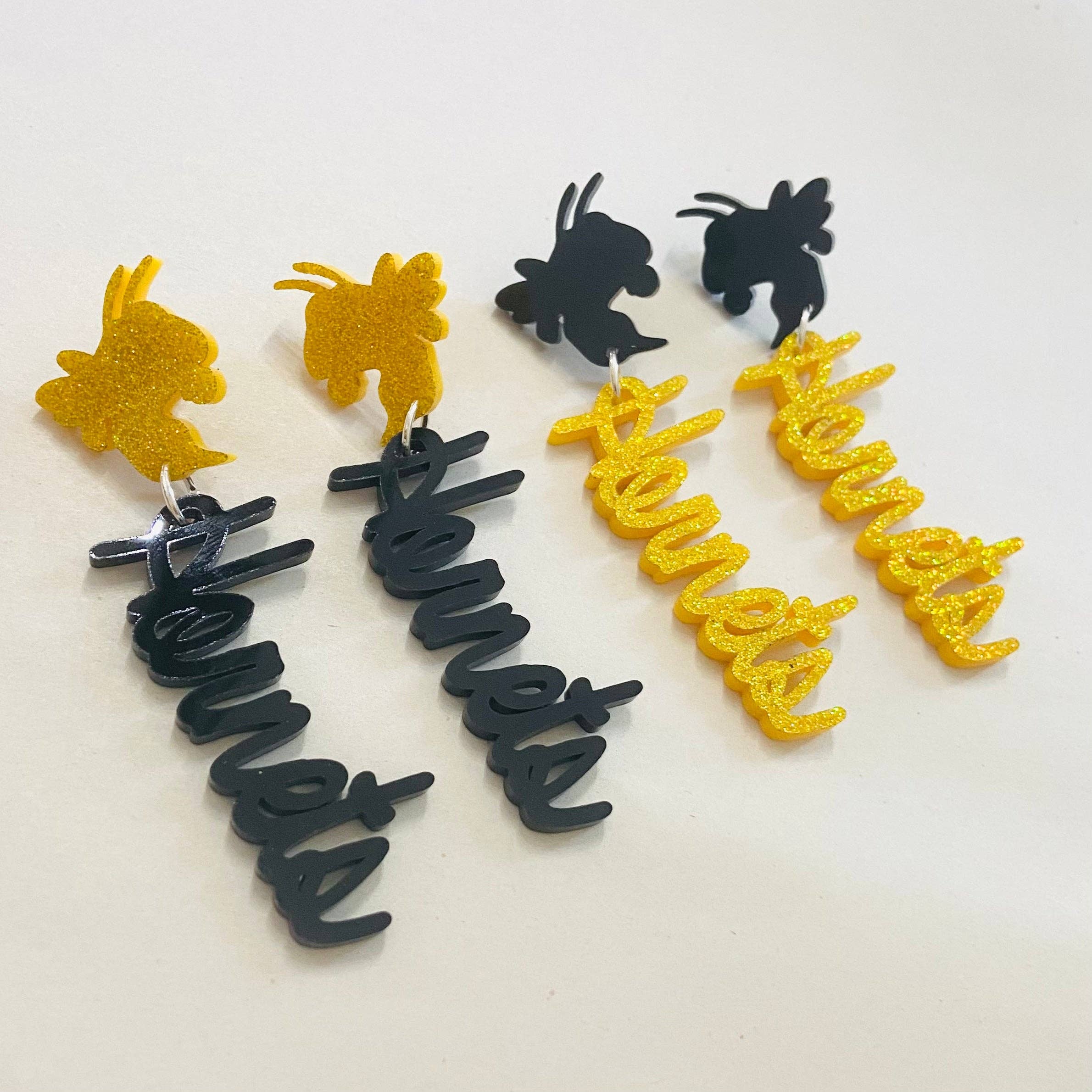 D and M’s Enterprise, LLC - Wholesale Dangle Earrings - Hornets1