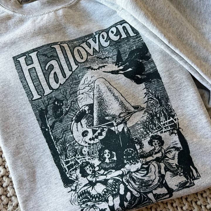 9 Priscilla Way - Wholesale Screen Printed T-Shirt - Women's - Vintage Halloween Shirt