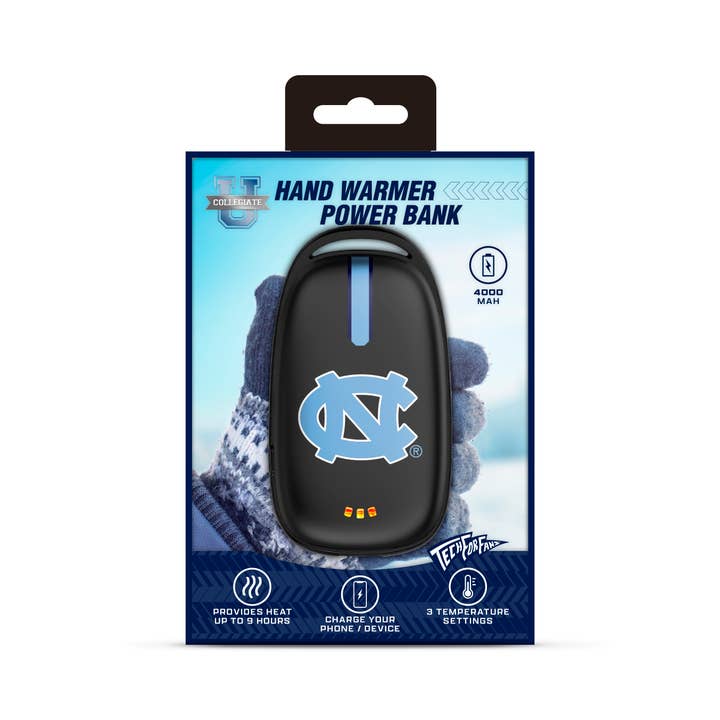 Prime Brands Group - Wholesale Portable Charger - NCAA North Carolina Tar Heels Powerbank Hand Warmer1