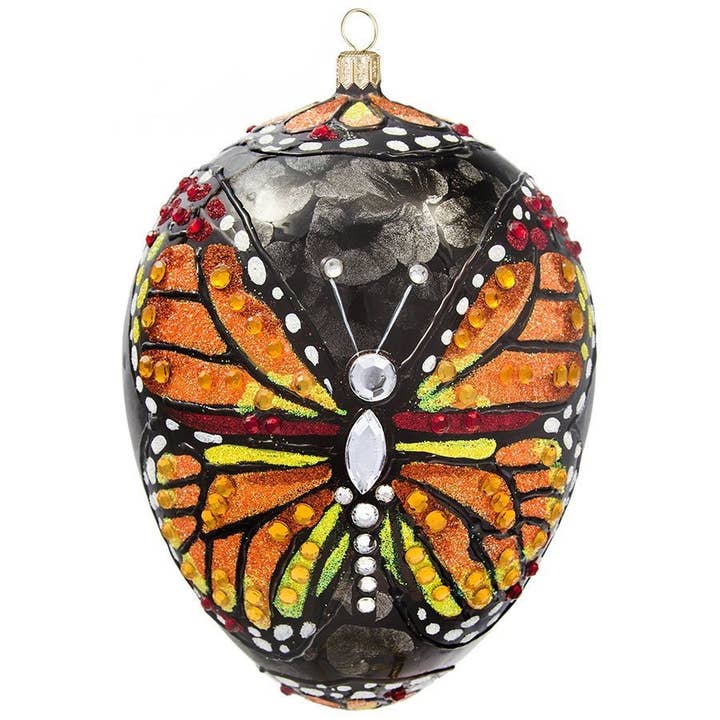 Monark juveleret ægglasornament for engroshandel hos Joy To The World Collectibles