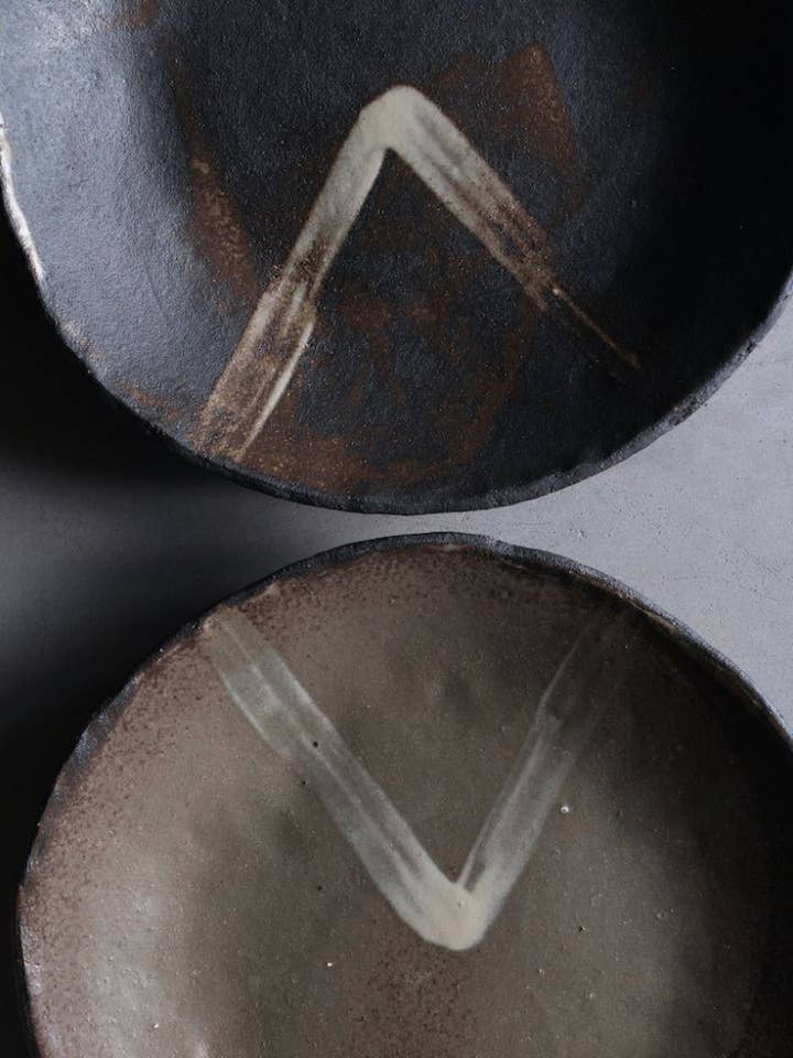 Samekh II plate service - Stoneware soup plates for wholesale by EI Elea Lelimouzin