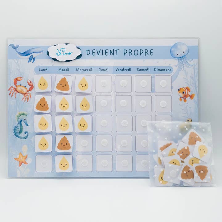 Motivatiekaart "Ik word zindelijk" - Zeewereld voor wholesale door ColorFall Editions