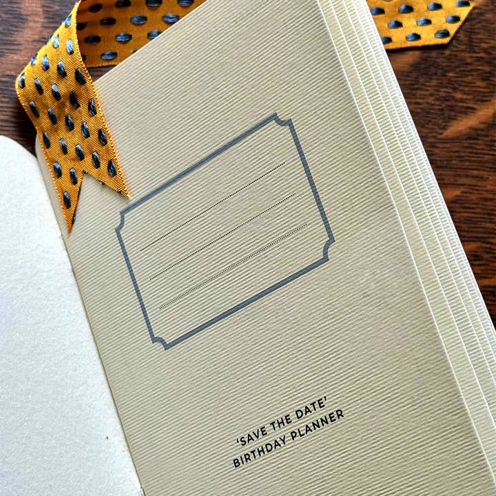 Canonbury Press - Wholesale Planner - 'Save the Date' Notebook Birthday Planner1