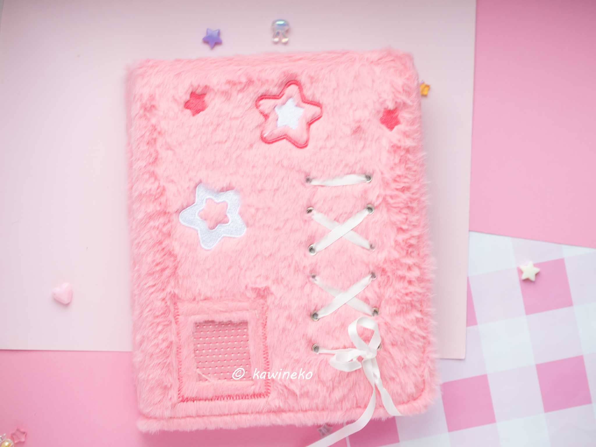 Kawineko - Wholesale Binder - cute plush A5 binder with inserts can fit 80 photocards2