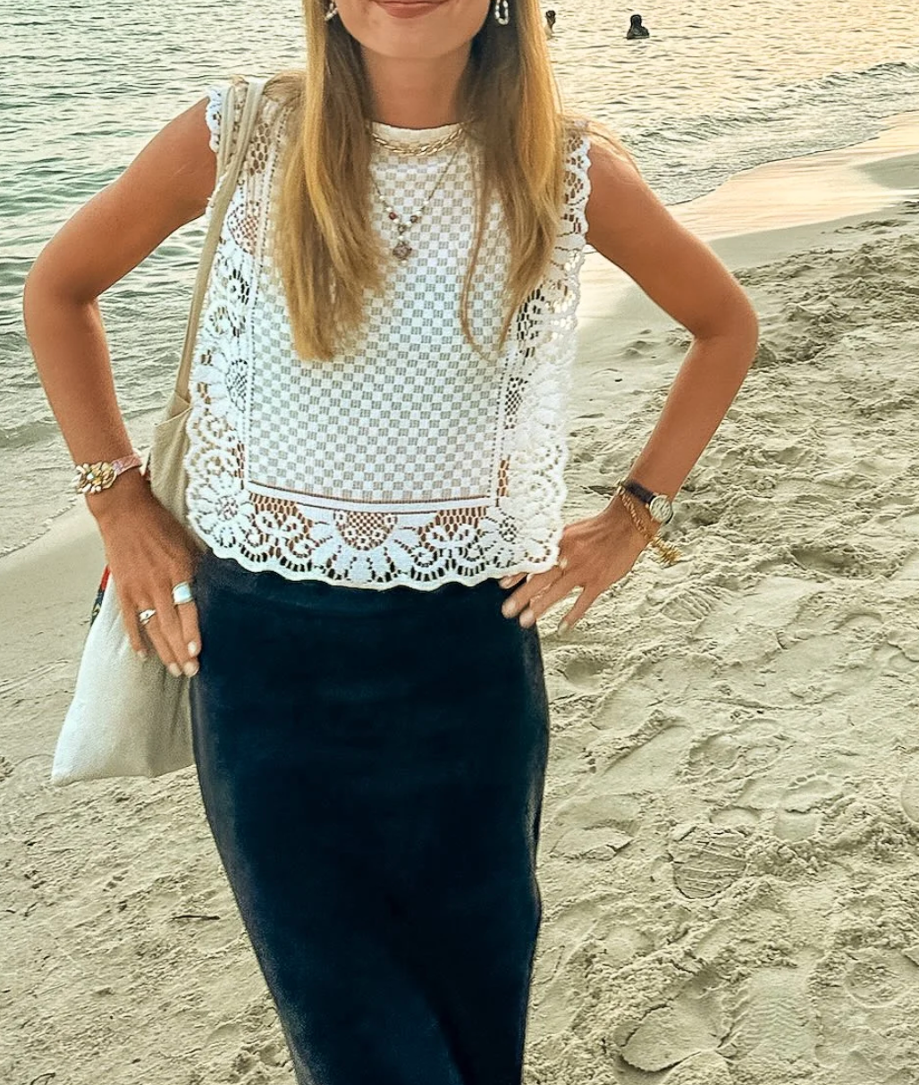 Soleil et Amis - Wholesale Blouse - Women's - the Florence top - Handmade Upcycled Tank top2