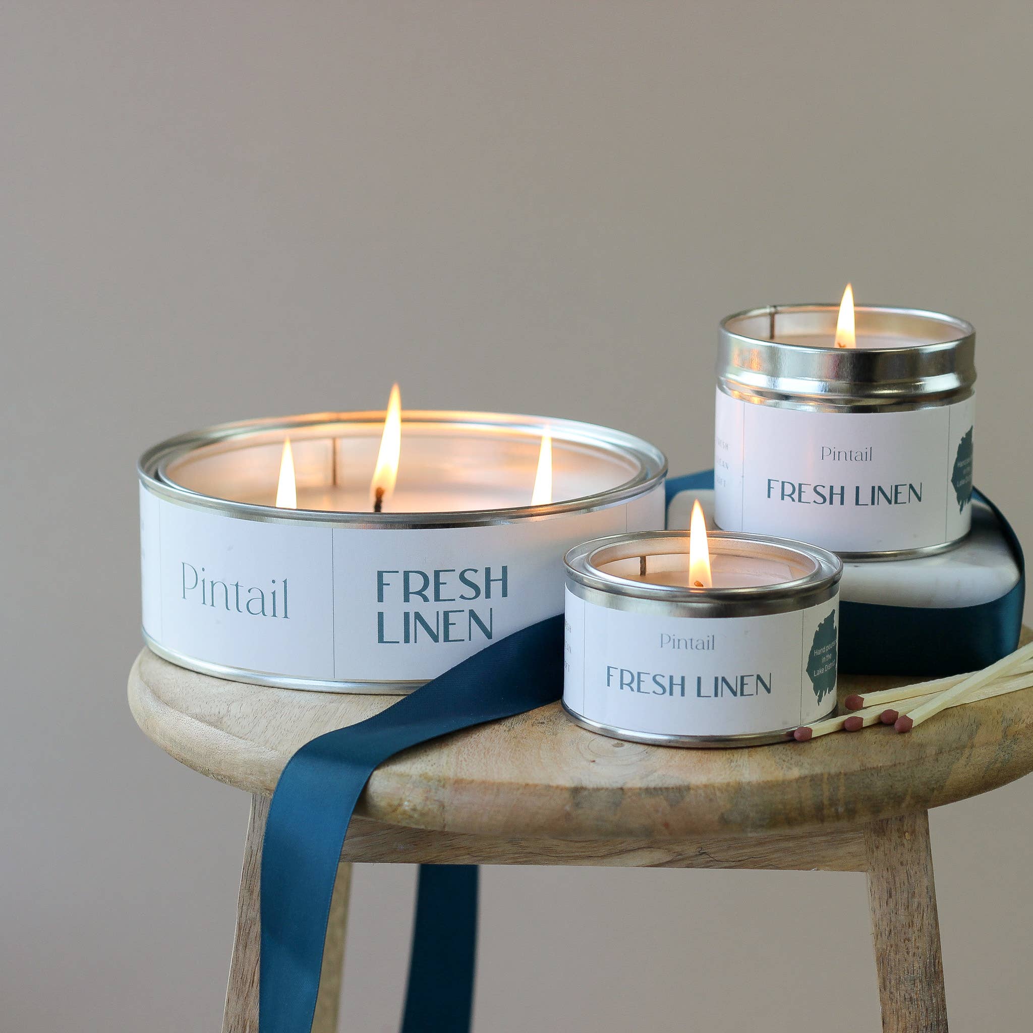 Pintail Candles | Avalon Home - Wholesale Travel Candles - Fresh Linen Paint Pot Candles in Tins | Small Candles2